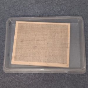 Stampin Up Background Linen 2006